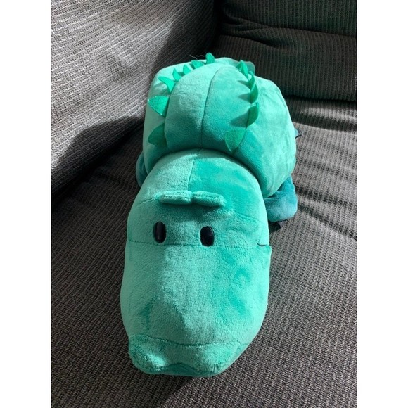 Flip A Zoo Alligator Bear Plush Stuffed Toy EUC - Picture 4 of 9